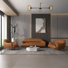 Leonia - Chair - Cognac Leather