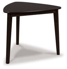 Mallenette - Triangle Dining Room Table - Merlot