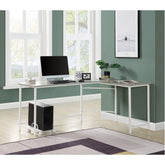 Bambina - Computer Desk - Gray & White
