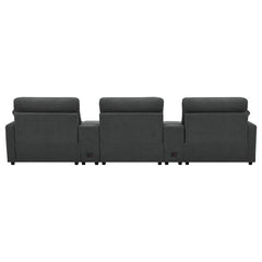 Collins - 5-Piece Power Reclining Home Theater Seating