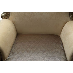 Ranita - Chair With 2 Pillows - Fabric & Champagne