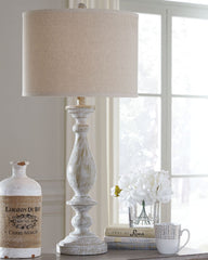 Bernadate - Poly Table Lamp (Set of 2) - Whitewash