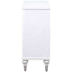 Cardella - 2 Door Mandala Accent Cabinet - Distressed White