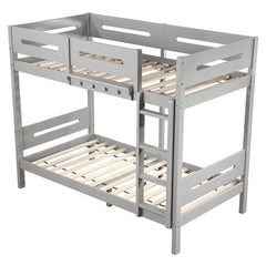 Edah - Twin Over Twin Bunk Bed - Gray