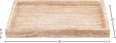 Barletta - Travertine Rectangular Tray - Natural