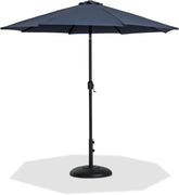 Fiji - Aluminum Patio Umbrella With Round Black Base