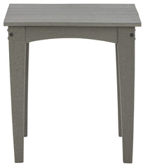 Visola - Square End Table - Gray
