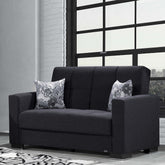 Ottomanson Armada - Upholstered Convertible Loveseat With Storage - Polyester