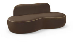 Swerve - Velvet 77" Upholstered Loveseat
