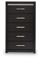 Brizmore - Five Drawer Chest - Black