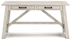 Carynhurst - Home Office Large Leg Desk - Whitewash