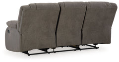 First Base - Reclining Sofa - Gunmetal