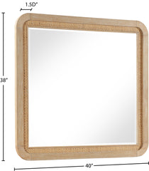 Windsor - Rubberwood Mirror - Natural
