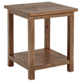 Payne - Wood End Table with Shelf