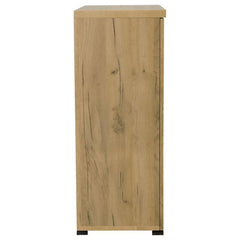 Bristol - 6-Shelf Engineered Wood Shoe Cabinet - Golden Oak