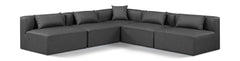 Cube - 5 Piece Modular Corner Armless Sectional