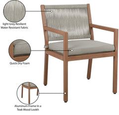 Maui - Water Resistant Outdoor Patio Dining Arm Chair (Set of 2)