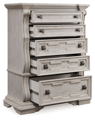 Bruchandi - Five Drawer Chest - Antique White
