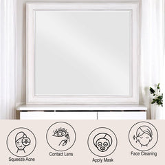 Katia - Mirror - Rustic Gray & Weathered White