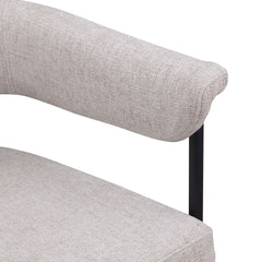 Malin - Linen Dining Chair (Set of 2) - Taupe