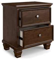 Danabrin - Two Drawer Nightstand - Brown