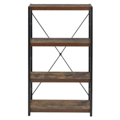 Bob - Bookshelf - Weathered Oak & Black