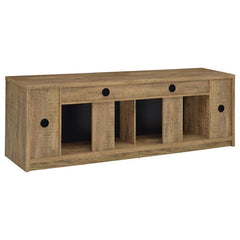 Eddy - 79" 2-Door TV Stand Fireplace Media Console - Mango