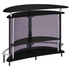 Amarillo - Freestanding Glass Top Home Bar Wine Cabinet