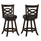 Calecita - Wood Swivel Counter Stool (Set of 2)