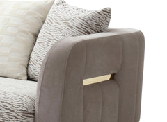 Lexington - Loveseat - Brown / Light Beige
