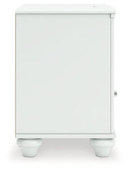 Kozlani - One Drawer Night Stand - White