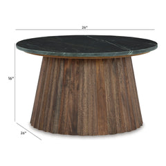 Ceilby - Mesa de centro Accent - Negro/Marrón