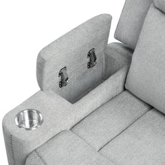 Galya - Motion Sofa - Light Gray Chenille
