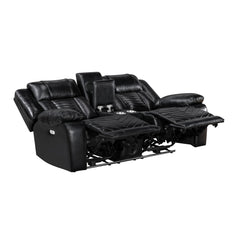 Glory Furniture - Sensa - Power Reclining Loveseat With Bluetooth Speaker And LED Belt