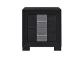 Optimus - Nightstand - Black / Gray