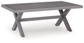 Half Moon Beach - Rectangular Cocktail Table - Gray