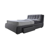 Fenbrook Grey California King Storage Bed - MyWaynesHome #