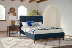 Charity Blue Queen Bed - MyWaynesHome #