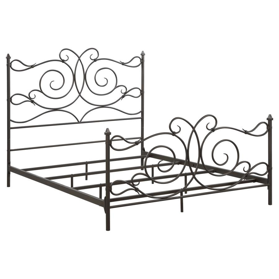 Parleys Brown Eastern King Bed - MyWaynesHome #