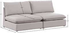 Mackenzie - Modular Sofa Armless - 2 Seats