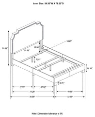 Tamarac Grey Full Bed - MyWaynesHome #