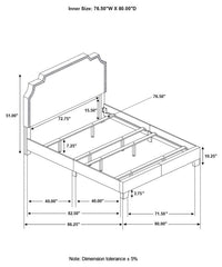 Tamarac Grey Eastern King Bed - MyWaynesHome #