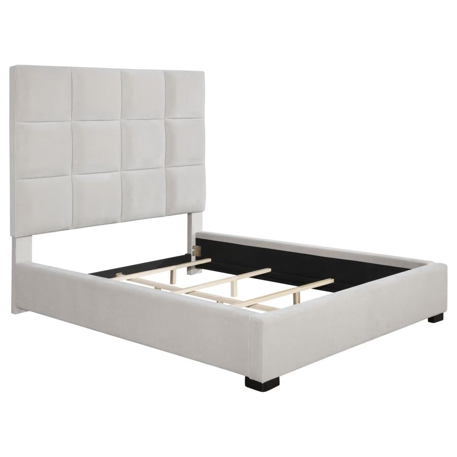 Panes Beige Eastern King Bed - MyWaynesHome #
