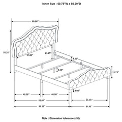 Bella Grey Queen Bed - MyWaynesHome #