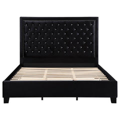 Hailey Black Eastern King Bed - MyWaynesHome #