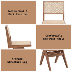 Velentina - Side Chair (Set of 2) - Rattan & Natural
