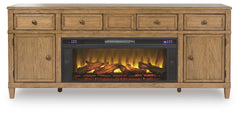 Sharlance - 81" TV Stand With Electric Fireplace