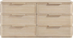 Tiberio - Oak Veneer And Solid Wood Dresser