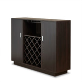 Hazen - 34.84" Wine Cabinet - Espresso