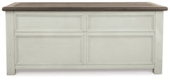 Bolanburg - Lift Top Cocktail Table - White / Brown / Beige